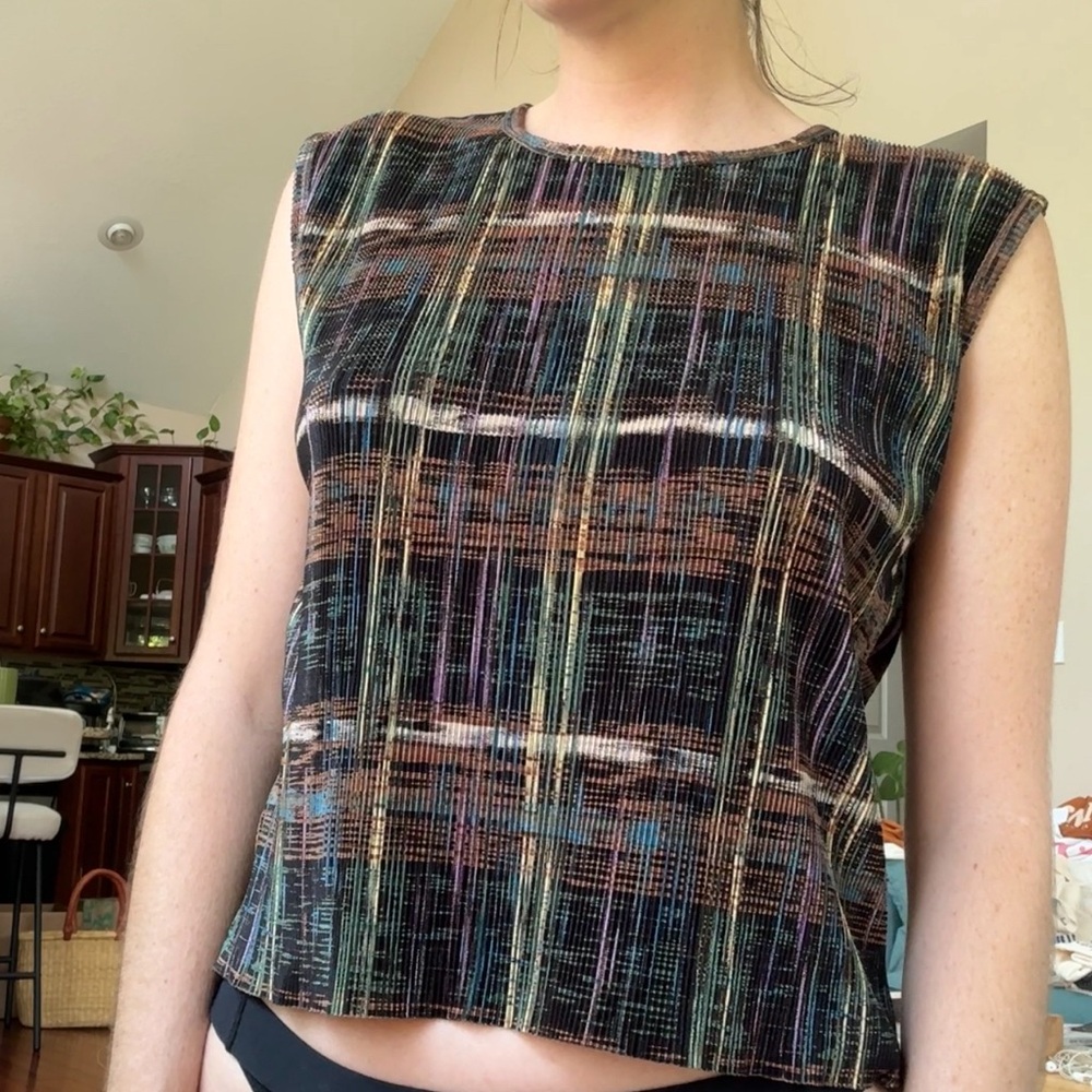 SOLD Vintage 80s Multicolored Top